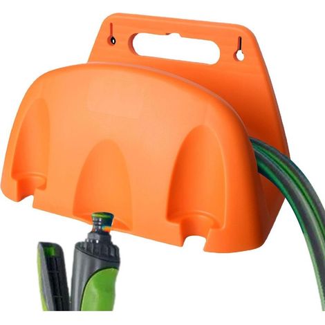 Porte-Tuyau,Enrouleur Stockage Tuyau Robuste Porte-Tuyau, Supports Tuyau d'eau Robustes pour l'extérieur, Enrouleur Stockage Tuyau, Crochets Tuyau durables (1/5)