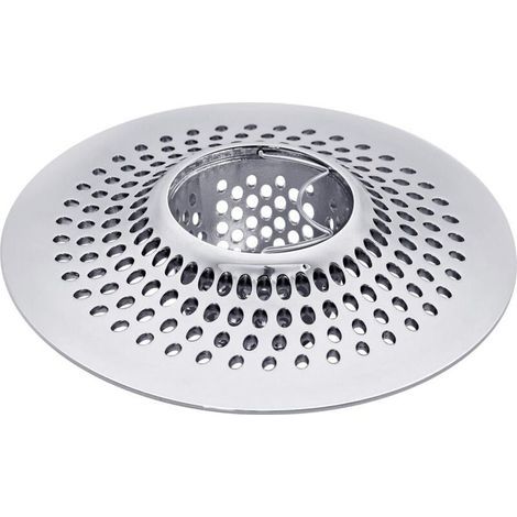 Filtre à cheveux pour baignoire et douche en acier inoxydable-φ11.5cm Bonde de douche (1/4)
