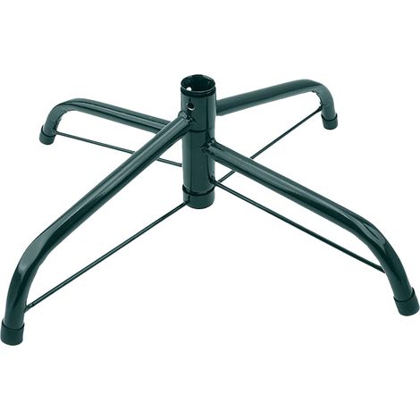 Support Arbre De Noël Pliable - Base Métallique Pour Arbre Artificiel 4-6 Pieds - Diamètre Tige 1,3 À 3,5 Cm - Vert Foncé - 1 Pièce (1/5)
