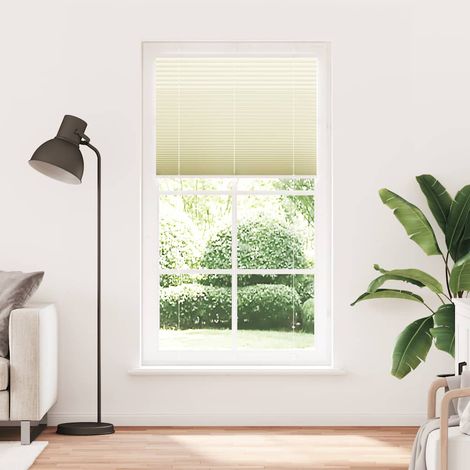 Maison Exclusive - Store plissé crème 105x200cm largeur du tissu 104,4cm polyester