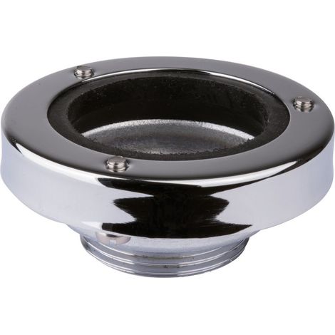 Sortie d'urinoir chromée D50mm avec joint M1''1/4 - DELABIE - 776000 (1/5)