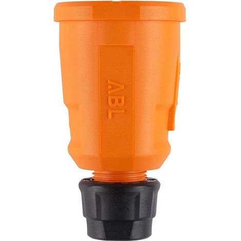 ABL Schutzkontakt-Kupplung Hightech 1580, 16A 250V, Kunststoff, Orange (1/2)