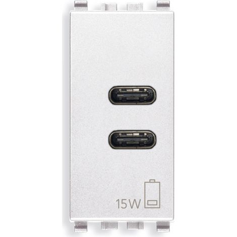 VIMAR - 20292.CC.B USB-C+C Netzteil 15W 3A 5V 1M weiß