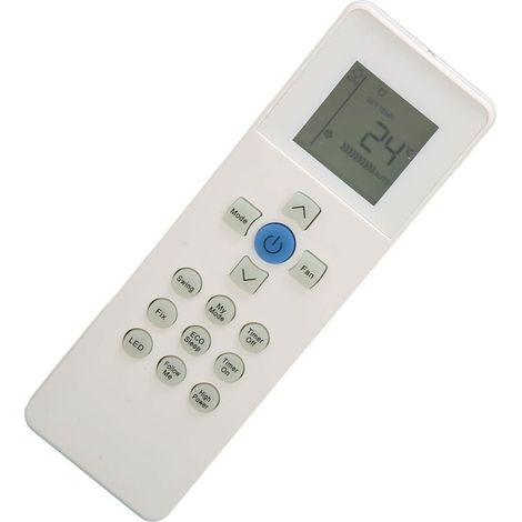 Télécommande de climatiseur - Pour climatiseur Carrier RG67N BGEF RG67V BGEF, Remplacement de la télécommande du climatiseur（1pc） (1/5)