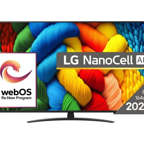 LG NanoCell AI 65NANO81A3A TV 65 pollici 4K Ultra HD Smart TV Wi-Fi Nero (1/4)
