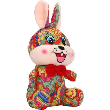 Lapin en peluche douce et adorable, jouet en peluche de 20 cm (7,9 pouces) idéal pour décorer la maison, pour enfants et adultes, parfait pour le Nouvel An. (1/5)