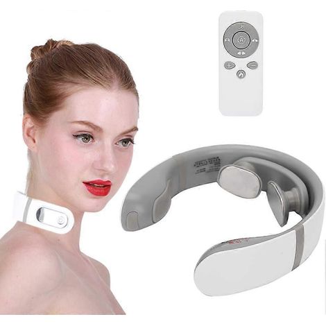 Masseur de cou électrique, masseur de cou à impulsions, masseur de cou à tissus profonds sans fil, masseur de dos intelligent à tissus profonds avec fonction chauffante, masseur de cou 3D portable (1/5)