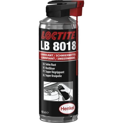 Loctite – Dégrippant lubrifiant 400 ml – Pénétration rapide pour écrous et pièces rouillées – Anti-corrosion – Aérosol professionnel (1/3)