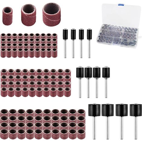 120 Bandes abrasives, 12 Rouleaux de ponçage, Polissage précision, Bois métal plastique, Sculpture maquette bricolage (1/5)