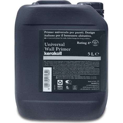 Kerakoll UNIVERSAL WALL PRIMER universale all'acqua per pareti 5 LT
