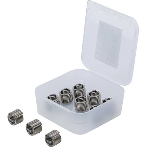 Inserts Taraudés M12 x 1,75 - Lot de 10 pcs - Acier Résistant - Fixation Fiable et Durable,  - D-Work