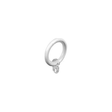 4 x ANELLO IN METALLO D 20 CONF. 8 PZ BIANCO