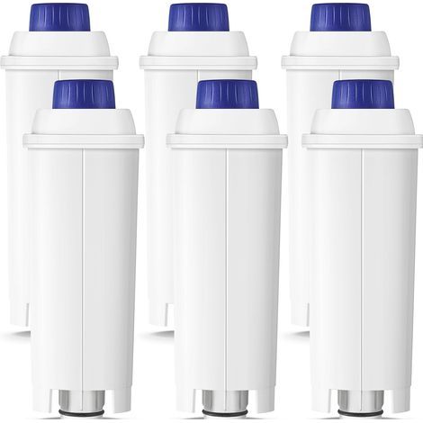 Filtre à eau de rechange pour machines à café Delonghi DLSC002, compatible avec Delonghi Dinamica, Magnifica S, Eletta Explorer, ETAM Autentica EPAM et ECAM Series (6) (1/5)