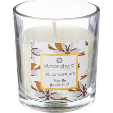 Bougie Parfumée en Verre "Neda" 110g Vanille (1/2)