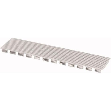 Obturateur 12 unités de division gris à rainures fines 000178980 EATON BS-12MF-GY