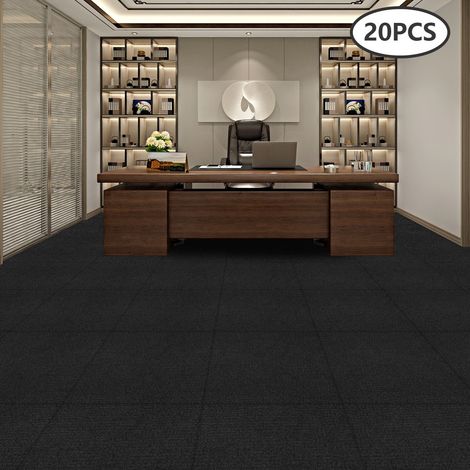 20 tapis Tapis carré Tapis autocollant 5050cm Tapis antidérapant et insonorisant (1/5)