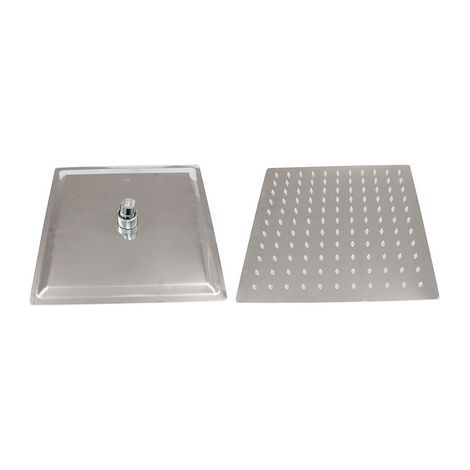 SOFFIONE DOCCIA IN ACCIAIO INOX QUADRO- cm 30x30- GOPLA- pezzi 1