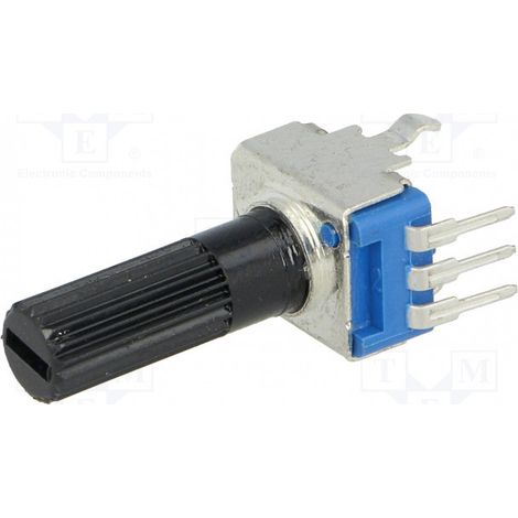POTENTIOMETER 10K Linear für Leiterplatte 6mm Durchmesser Kunststoffschaft