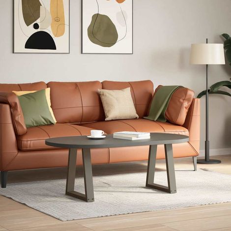 Maison Exclusive - Couchtischbeine V-Form 2 Stück Naturstahl 38x(