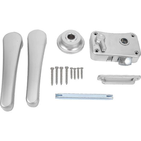 Verrou de porte de toilettes pour camping-car, verrou de porte de salle de bain, verrou de poignée pour caravane ou bateau, accessoires pour camping-car (1/5)