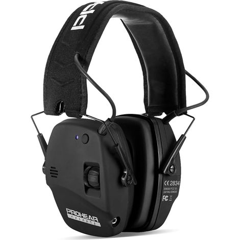 Gehörschutz elektronisch Schießen SNR27dB Bluetooth Schwarz (1/5)