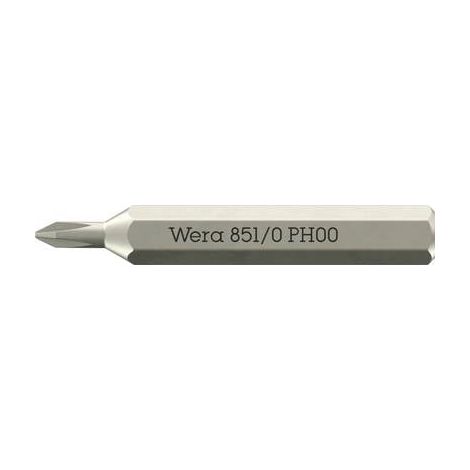 Cacciavite Wera 851 micro 30 mm gambo esagonale 4 mm