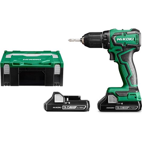 HiKOKI DS18DDQWRZ Akku-Bohrschrauber 18 V 2.0 Ah Li-Ion inkl. 2. Akku, inkl. Ladegerät, inkl. Koff (1/8)