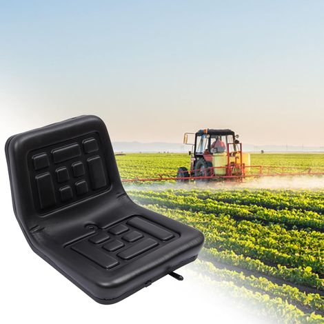 Traktorsitz Universal Schwarz Schleppersitz Traktor Sitz Fahrersitz Bagger Traktor Kompaktlader Mäher Sitzrahmen Staplersitz (1/5)