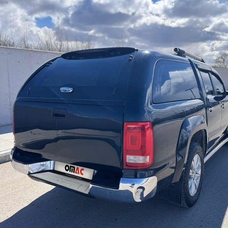 Protection Seuil de Pare-Chocs Arriére Compatible avec VW Amarok 2010-2021 Acier INOX (1/5)