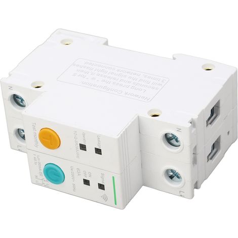 WiFi 2P 63A 230V AC 30mA Leitungsschutzschalter mit Fehlerstromschutz, Timer, Fernbedienung und intelligentem MCB (1/5)