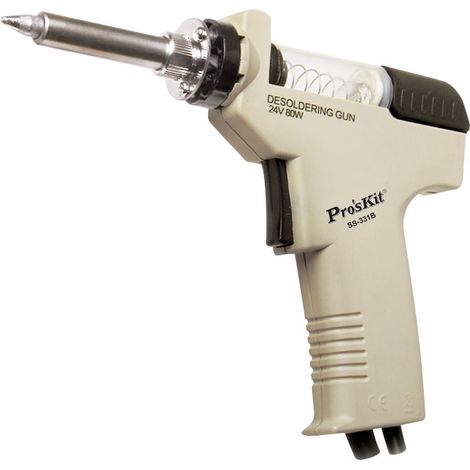 Pistolet à dessouder 80W – Tension 24V – Pointe 0,8 mm pour station HRV7507 – Céramique avec capteur de température