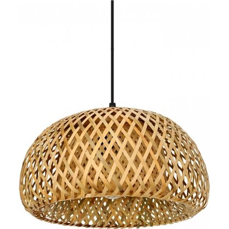 Lampada a sospensione boho in bambù, 30 cm, 1xE27 (1/5)