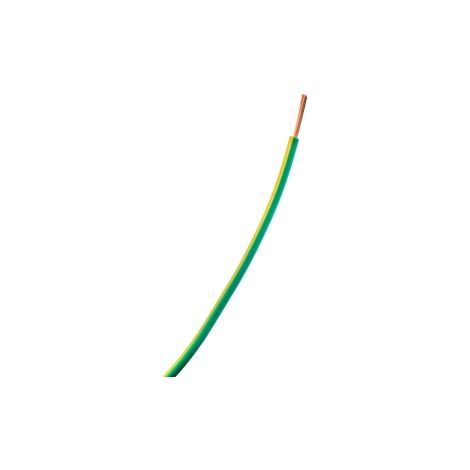 fil souple - h07-vk - 1 x 16 mm2 - vert / jaune - couronne de 100 mètres