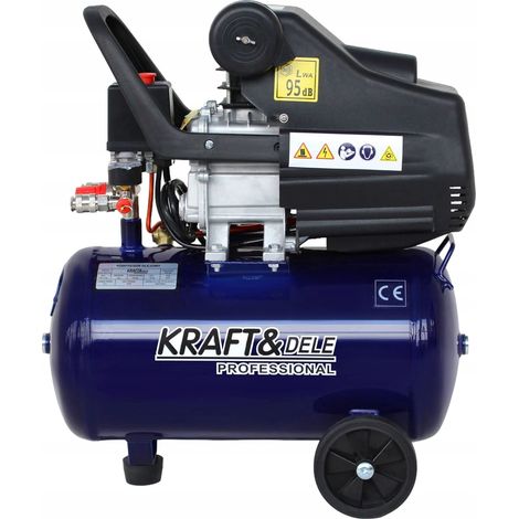Compresseur d'huile 24L bleu KD4050 (1/5)