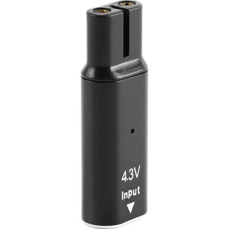 Adaptateur de chargeur de rasoir Type-C 4,3 V, convertisseur de charge de remplacement pour rasoirs QP2520/QP2515/QP2620 (noir) (1/5)
