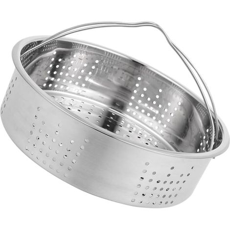 Panier vapeur de 22,5 cm en inox 304 avec 2 poignées pour usage domestique (1/5)