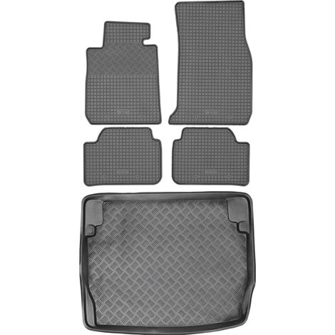BMW 1er F20 Schrägheck (2011–2015) – SET: Gummifußmatten + Kofferraummatte