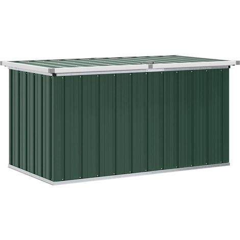 Maison Exclusive - Baule da giardino verde 129x67x65 cm (1/5)