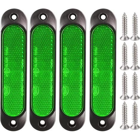 4pcs Vert 12V-24V Marqueur Latéral Avant 27 LED Remorque Camion, Marqueur LED Arrière Remorque Parking Clignotants pour Camion, Bus, Bateau, Rv, Camions, SUV, UTV (1/4)