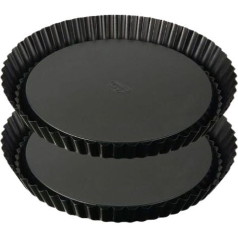 Lot de 2 moules à tarte renversée 28 cm Dr.Oetker Tradition