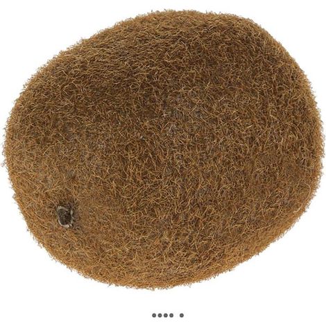 Kiwi fruit factice Hauteur 7 cm Diamètre 5 cm 8 g