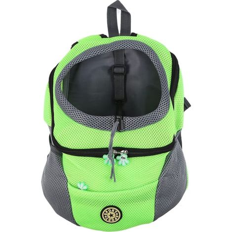 Sac à dos pour animaux de compagnie Ventilation Confort Spacieux Protection de l'environnement Sac à dos pour chien pour voyage (tissu Oxford