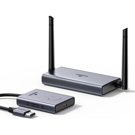 Transmisor y receptor extensor HDMI inalámbrico UGREEN - Gris