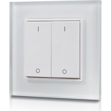 Variateur de lumière RF 2 touches – Contrôle WiFi – Plage de variation 0,1 à 100 % – Compatible avec récepteurs jusqu'à 20m – Sunricher (1/4)