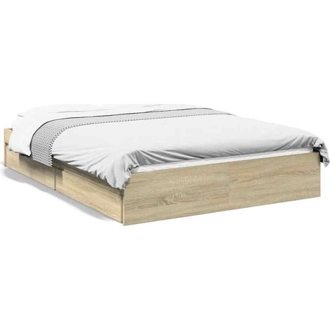 Maison Exclusive - Giroletto Cassetti Rovere Sonoma 120x200 cm Legno Multistrato