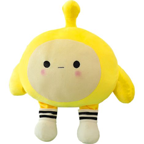 Peluche douce et câline, ours en peluche cartoon jaune 50cm/19.7po pour adultes enfants garçons filles anniversaire Noël (1/5)