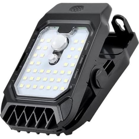 Luces solares para exteriores，Luces solares impermeables para exteriores，Detectores de movimiento con clip para jardines，entradas y balcones (1/5)