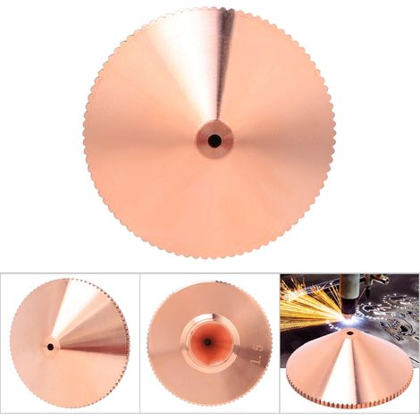 Buse Laser Monocouche Laiton pour Machine de Découpe CO2 Fibre 0.8/1.0/1.2/1.4/1.5mm (1/5)