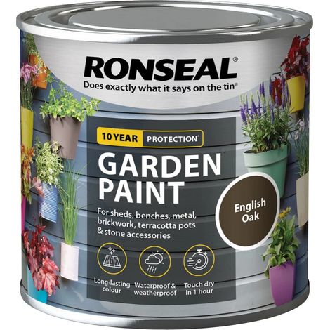 Garden Paint English Oak 250Ml