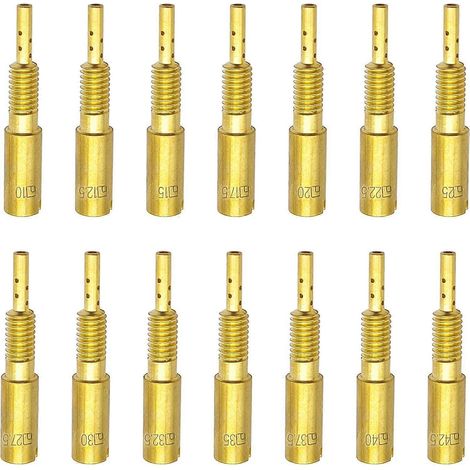 Kit de gicleurs de ralenti pour carburateur Mikuni RS HSR HS TM VM28/486 10 425 14 pièces ( 10- 425 ) (1/5)